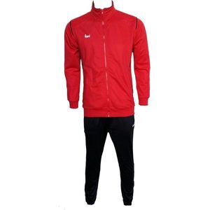 KWD Trainingspak Mundo - Rood/zwart - Maat S