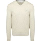 McGregor - Trui - Off White - Merinowol - V-Hals