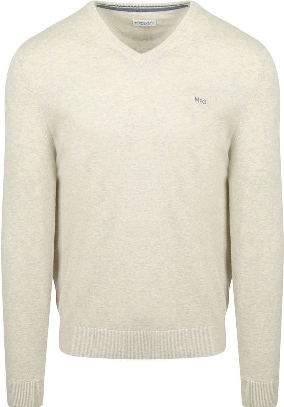 McGregor - Trui - Off White - Merinowol - V-Hals