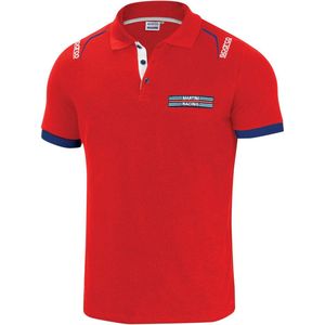 Sparco Martini Racing Polo - Maat L - Rood - Formule 1