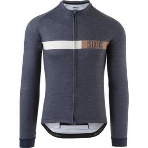 AGU Merino Fietsshirt Lange Mouwen SIX6 Heren - Blauw - M