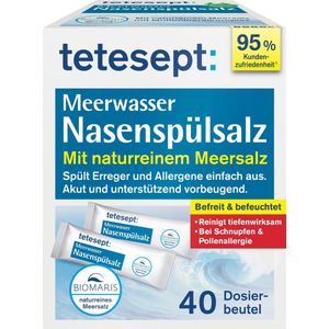 Neus spoelzout - Nasal Zout - Neusdouche - Nasaal spoel zout - Neuszout - 40 zakjes