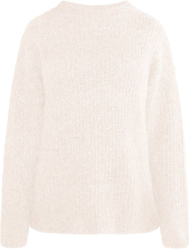 usha - WHITE LABEL - Trui - Lichtbeige - Ronde Hals - Lange Mouw