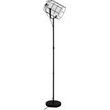 EGLO Bittams - Staande lamp - E27 - 148,5 cm - Zwart