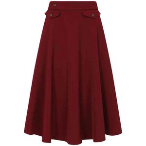 Banned - Book Club Rok - S - Bordeaux rood