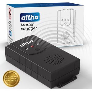 Altho Ultrasone Marterverjager 3-in-1 - Voor Auto & Woning - Werkt op USB/Batterijen/12V - Effectief tegen Steenmarters