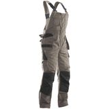 Jobman 3730 Bib N' Brace 65373020 - Khaki/Zwart - C44