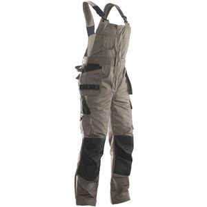 Jobman 3730 Bib N' Brace 65373020 - Khaki/Zwart - C44