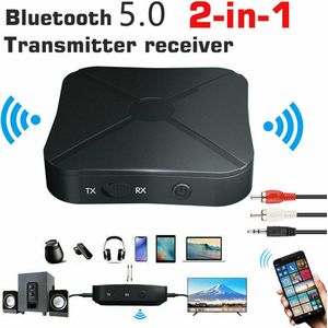 Bluetooth 5.0-zender en -ontvanger-combo Bluetooth-adapter Geschikt voor tv's, autoluidsprekers en computeraudio.