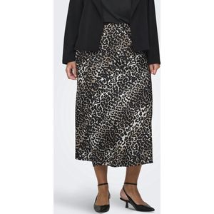 ONLY CARMAKOMA - CARDOMINA SATIN CALF SKIRT WVN - Dames - Rokken