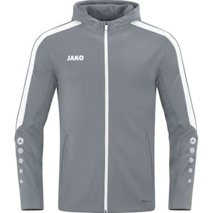 JAKO Power Jas met Capuchon Dames Grijs Maat 40