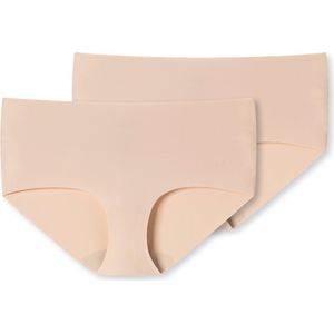 Uncover by Schiesser 2PACK Panty Dames Onderbroek - sand - Maat S