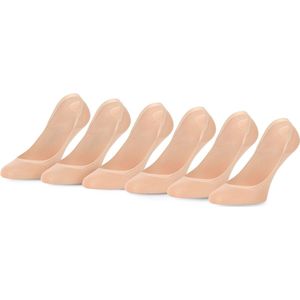 Ladeheid Sokken – Dames – Sportsokken – 35-38 - 6Pack - Beige - MS-GI-Footies