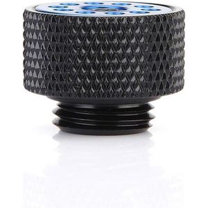 Goud Waterkoeling Fittings-Cfor OMPuter Luchtuitlaat Fitting-Koper G1 4 Luchtuitlaat Plug Fitting-Voor Cfor OMPuter Waterkoeling Systeem-Cfor OMPuter Bescherming-Rood-Blauw-Snellevering .