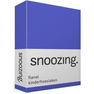 Snoozing - Flanel - Kinderhoeslaken - Junior - 70x140/150 cm - Meermin