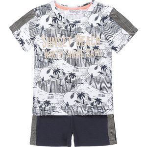 Dirkje - Jongens Boxpakje - Marineblauw - Katoen - 0 maanden