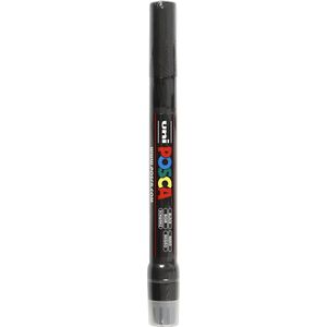 Brushverfstift posca pcf350 1-10mm zwart | 1 stuk