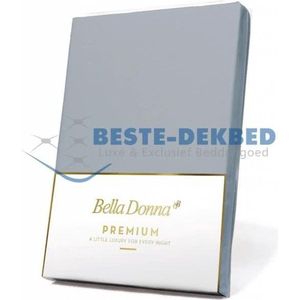Bella Donna Premium Jersey Hoeslaken - Lichtgrijs (0703)