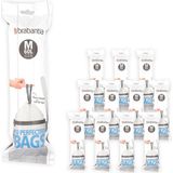 Brabantia PerfectFit Vuilniszakken - 60 l - Code M - 12 rollen x 10 stuks