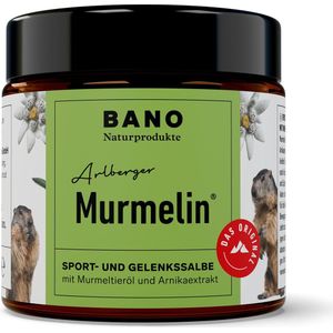 Murmelin - Sport- en Gewrichtszalf - met marmotolie, arnica-extract, bergpijnboomolie - 100ml