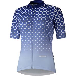Shimano Fietsshirt Korte Mouwen Sumire Dames Aqua Blauw-XL
