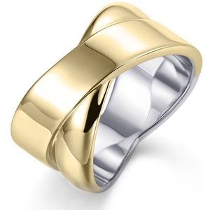 Gisser Jewels Zilver Ring Zilver R466Y - R466Y-48 - Sieraad - Goudkleurig