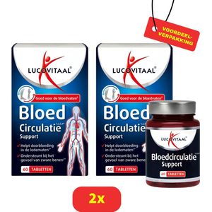 Lucovitaal Bloedcirculatie Support - 2 x 60 tabletten Voordeelverpakking
