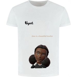 Svyent T-shirt avatar thinking time is a beautiful teacher kleding maat L