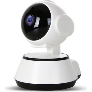DrPhone C7 - Draadloze IP Camera – 720P - Nachtzicht - Wifi 2.4Ghz-  Detectie - Infrarood - Home Security – Bewaking- Babyfoon – Micro SD ingang- Wit