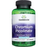 Swanson - Chromium Picolinate - Chroom (van chroompicolinaat) - 200 mcg - 200 Capsules
