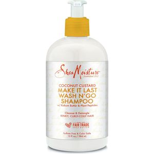 Shea Moisture Coconut Custard Make It Last Wash N' Go Shampoo