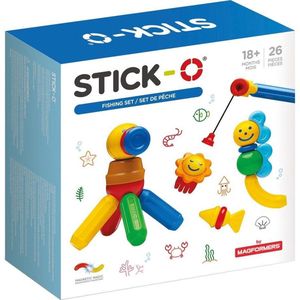 Stick-O Fishing Set - magnetisch speelgoed - speelgoed 1 jaar - peuter speelgoed jongens en meisjes - baby speelgoed - speelgoed jongens 2 jaar