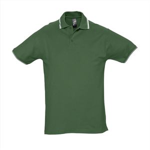 SOL'S Contrast-Polo Practice L585 - Golf Green/White - M