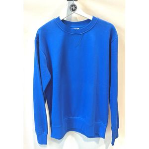 Sweater ronde hals royal blue XL