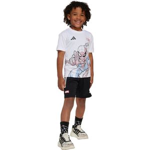 adidas Sportswear adidas x Marvel Spider-Man T-shirt Set Kids - Kinderen - Wit- 122