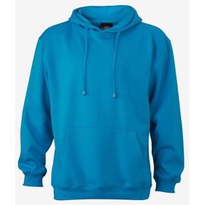 James and Nicholson Unisex Hooded Sweatshirt (Turquoise)