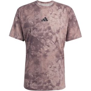 adidas - Power Graphic - T-shirt - Zwart - CLIMACOOL, 70% Gerecycled Materiaal