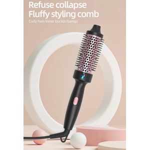 Thermische borstel 38 mm voor volume en krullen - Haarstyling gereedschap met temperatuurregeling