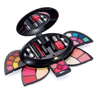 NAXSIR All-in-One Make-up Set met Oogschaduw, Blozen, Lipgloss, Nagellak en Mascara voor Glamour Look
