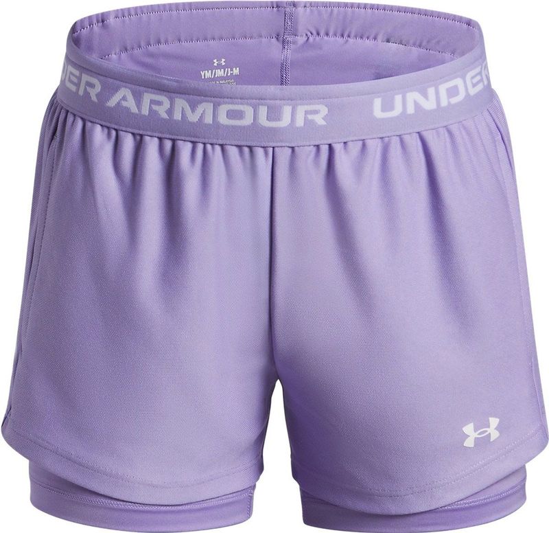 Under Armour - Tech Play Up - Korte Broek - 2-in-1 - Zwart