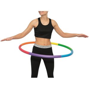 Spordas hoelahoep soft foam regenboog fitness ring voor kinderen.