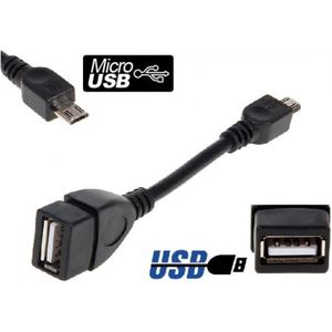 HANBAR Micro USB-adapter - OTG Host - USB-adapterkabel