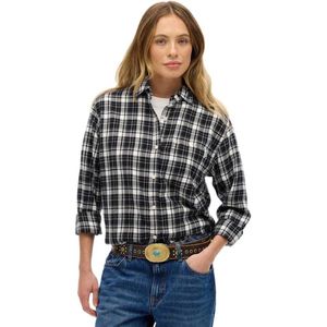 Superdry - Check Flannel Boyfriend - Overhemd - Lange Mouwen