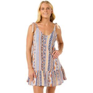 Rip Curl San Carlos Cover Up Mouwloze Korte Jurk Veelkleurig S Vrouw