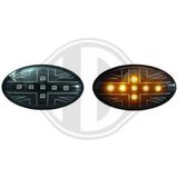 Diederichs - 1205278 - Knipperlichten - Zwart - LED