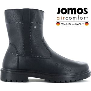 JOMOS Alpina Boots - Heren Winter Laarzen mit Lamsvel Gevoerd - Leer Zwart 456504-354-000