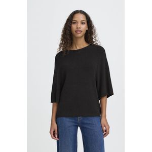 ICHI - IHCODY - Trui - Zwart - Knitwear - Driekwart Mouw