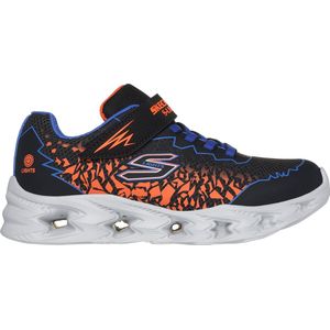 Skechers Vortex 2.0 - Zorento Jongens Sneakers - Zwart/Blauw/Oranje - Maat 28