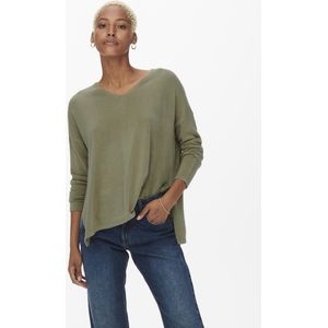ONLY - ONLAMALIA LS V-NECK CC KNT - Dames - Gebreide truien