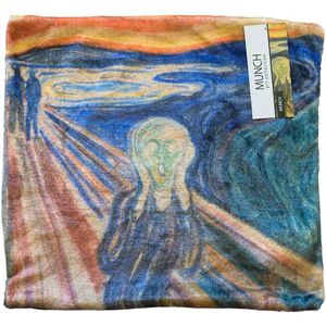 Flanelen Kussensloop Munch - 40x40 cm - Veelkleurig - 100% Polyester